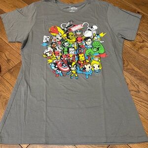 Tokidoki x Marvel Gray T-Shirt Tee XXXL